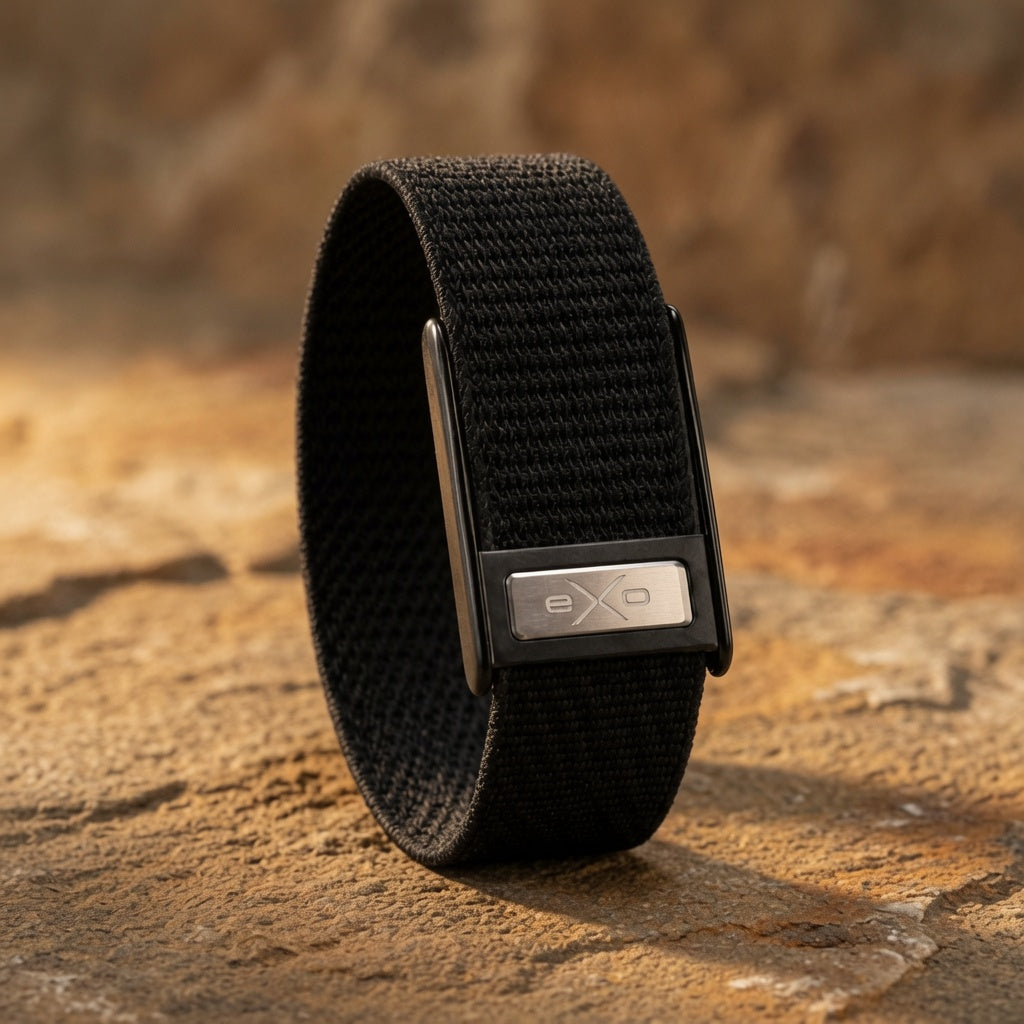 EXO Pulse band at golden hour